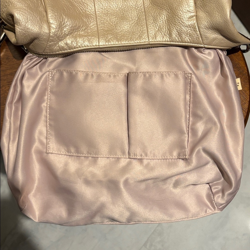 Coach  Kristen 16808 metallic pearl leather Shoulder bag  Satchel  Crossbody EUC - Picture 15 of 17